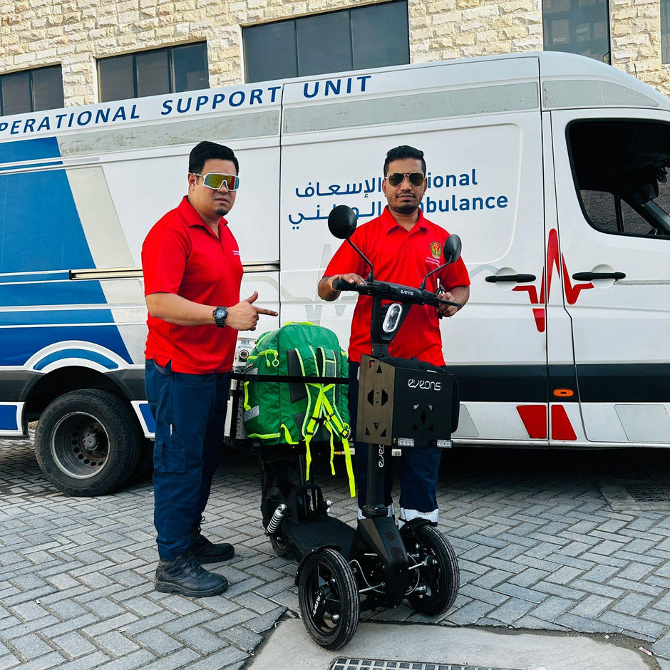 National Ambulance of Abu Dhabi's Preferred Smart Trike - Eveons Mobility Systems